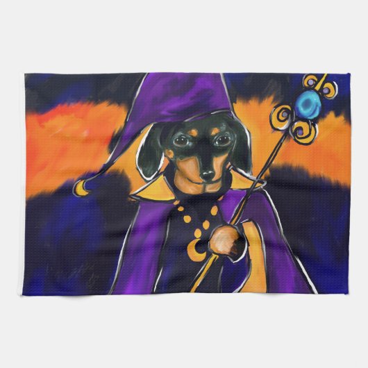 WIZARD-DACKEL HANDTUCH (Horizontal)