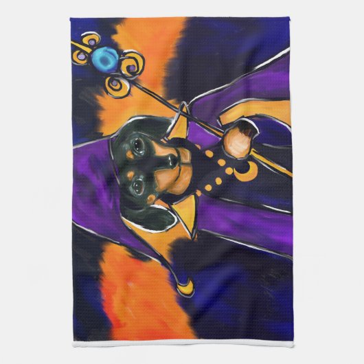 WIZARD-DACKEL HANDTUCH (Vertikal)