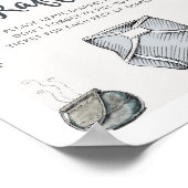 Wizard Diaper Raffle Sign Poster (Ecke)