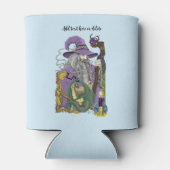 Wizard Dragon Fantasy Lila Dosenkühler (Rückseite)