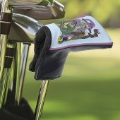 Wizard Dragon Fantasy Lila Golf Headcover