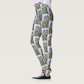 Wizard Dragon Fantasy Lila Leggings (Links)