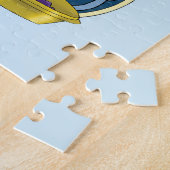 Wizard Dragon Fantasy Lila Puzzle (Seite)