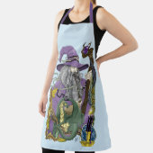 Wizard Dragon Fantasy Lila Schürze (InSitu)