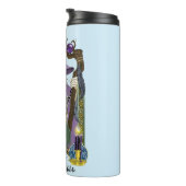 Wizard Dragon Fantasy Lila Thermosbecher (Nach rechts gedreht)