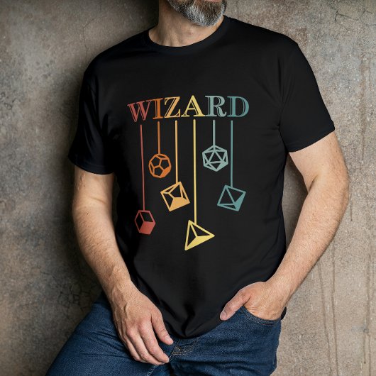 Wizard Dungeon Fantasy Role spielt T-Shirt
