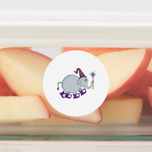 Wizard Elephant Etiketten (Befestigt)