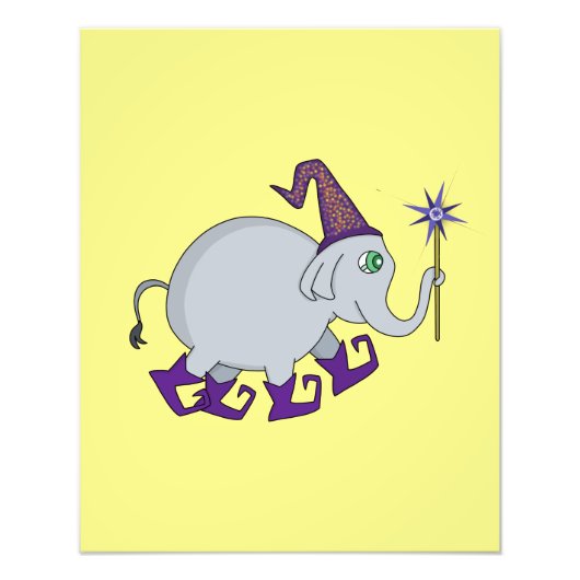 Wizard Elephant Fotodruck (Vorne)
