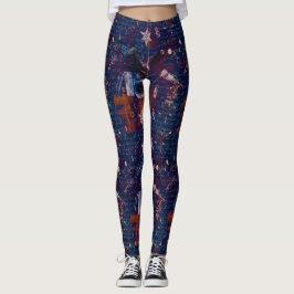 Wizard Euphemia Dark Blue Women's Leggings