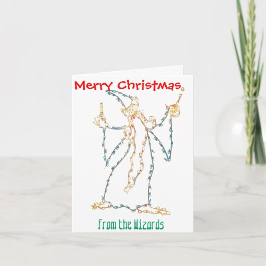 Wizard Feiertagskarte (Vorderseite)