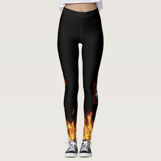 Wizard Fire FUEGO Leggings Lauf Pizza Lord (Vorderseite)