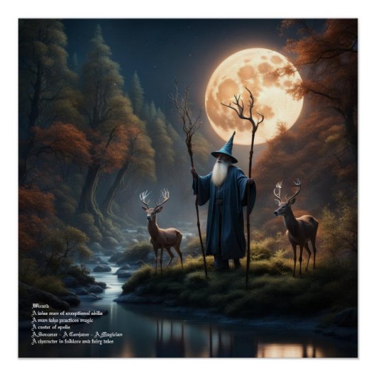 Wizard Forest Poster (Vorderseite)