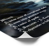 Wizard Forest Poster (Ecke)