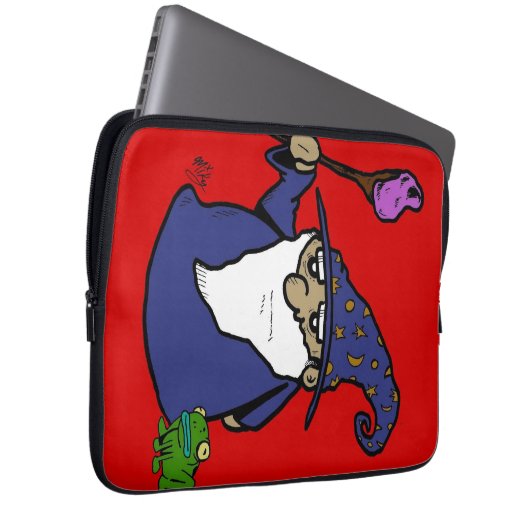 Wizard & Frog Laptopschutzhülle (Vorne Rechts)