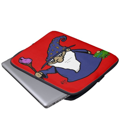 Wizard & Frog Laptopschutzhülle (Vorne Knopf)