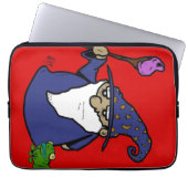 Wizard & Frog Laptopschutzhülle (Vorderseite)