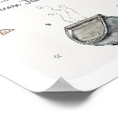 Wizard Gastgeschenk Signierung Poster (Ecke)