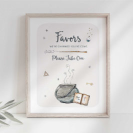 Wizard Gastgeschenk Signierung Poster