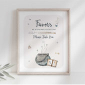 Wizard Gastgeschenk Signierung Poster