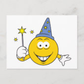 Wizard-Gesicht Postkarte (Vorderseite)