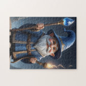 Wizard Gnome Puzzle (Horizontal)