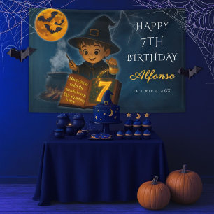 Wizard Halloween Party Banner