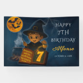 Wizard Halloween Party Banner (Horizontal)