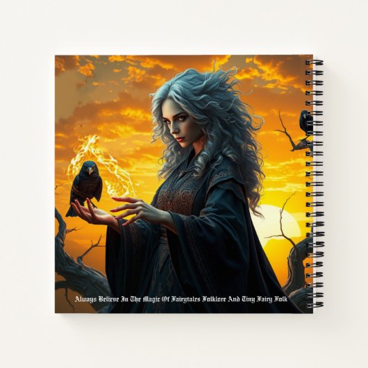 Wizard Hardcover Notizblock (Rückseite)