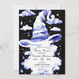 Wizard Hat Baby Shower Einladung