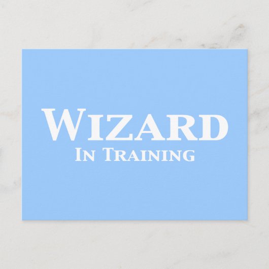Wizard in Training Geschenke Postkarte (Vorderseite)