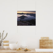 Wizard Island im Morgengrauen, Crater Lake Nationa Poster (Küche)