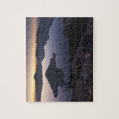 Wizard Island im Morgengrauen, Crater Lake Nationa Puzzle (Vertikal)