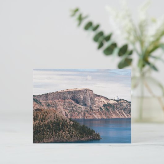 Wizard Island, Llao Rock, Mount Thielsen Postkarte (Stehend Vorderseite)