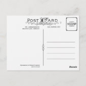 Wizard Island, Llao Rock, Mount Thielsen Postkarte (Rückseite)