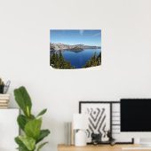 Wizard Island on Crater Lake Poster (Heimbüro)