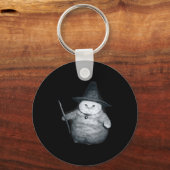 Wizard Kitten Meme Chonk Witch Cat Meme Stud Brain Schlüsselanhänger (Vorderseite)