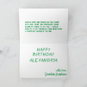 Wizard Knight Dragon Fairy Tale Kinder Fab farbig Karte (Innenseite)