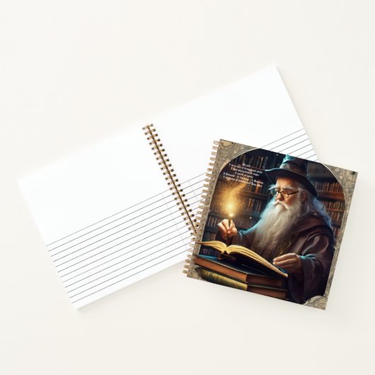 Wizard Learning Hardcover Notizblock (Innenseite)