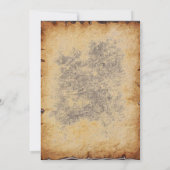 Wizard Magical Fabulous Kindergeburtstag Party Einladung (Rückseite)