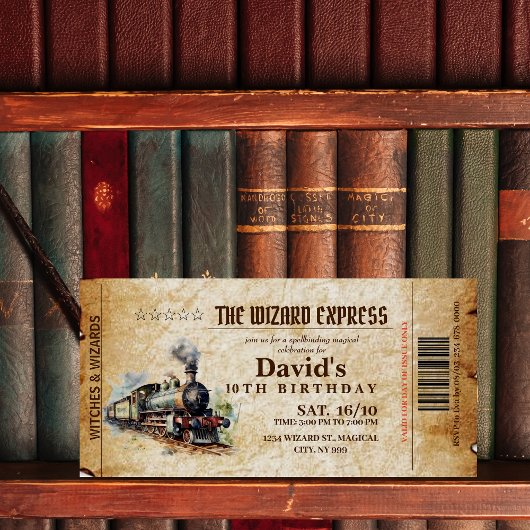 Wizard Magical Fabulous Kindergeburtstag Party Feiertagskarte