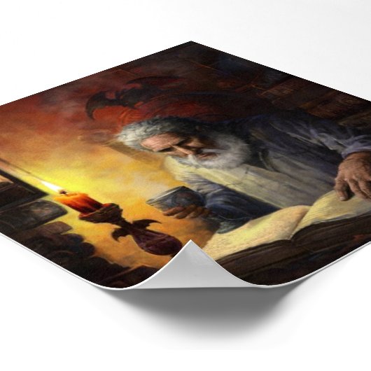 Wizard Malcolm Poster (Ecke)