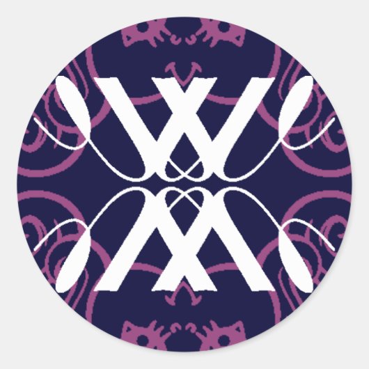 Wizard Master Runder Aufkleber (Vorderseite)