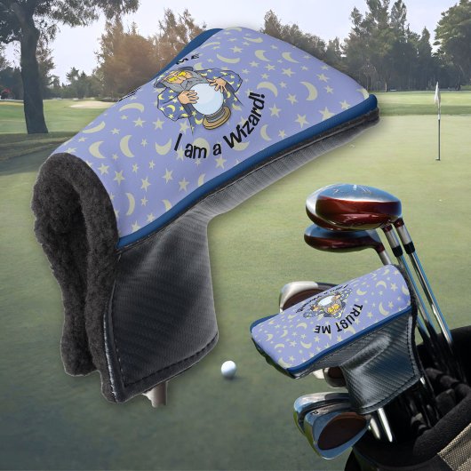 Wizard mit Ball Golf Head Cover Headcover