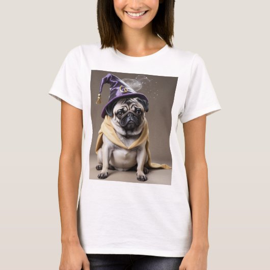 Wizard Mops T-Shirt (Vorderseite)