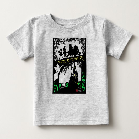 Wizard of Oz Baby T - Shirt Transparent (Vorderseite)