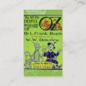 Wizard of Oz Business Card Visitenkarte (Rückseite)