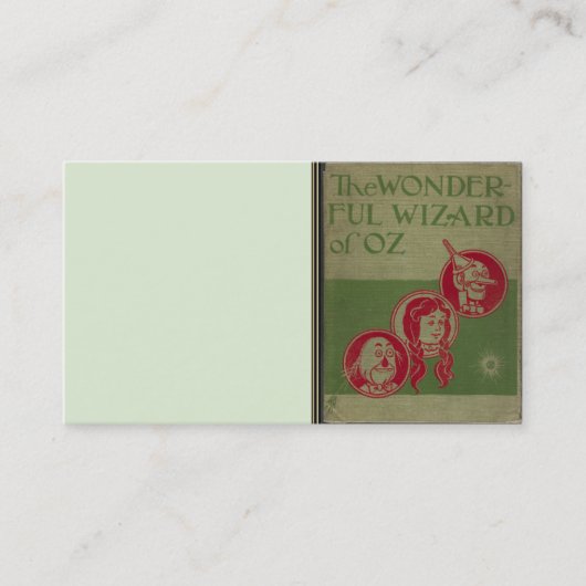Wizard of Oz Business Card Visitenkarte (Vorderseite)