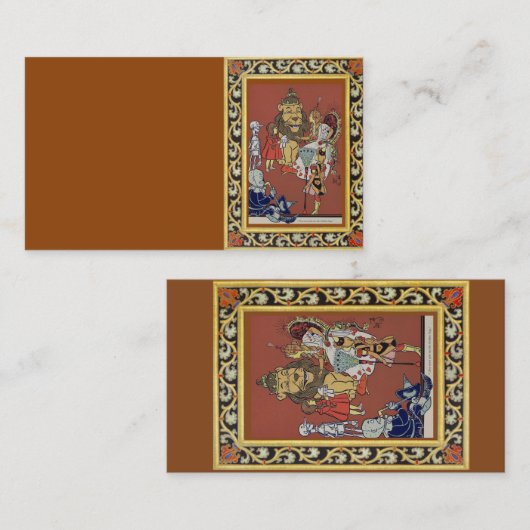 Wizard of Oz Business Card Visitenkarte (Vorne/Hinten)