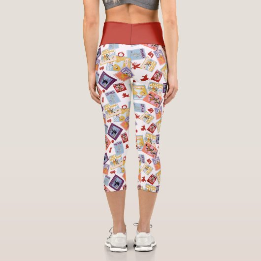 Wizard of Oz™ Character Print Toss Pattern Capri Leggings (Rückseite)