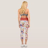 Wizard of Oz™ Character Print Toss Pattern Capri Leggings (Rückseite)